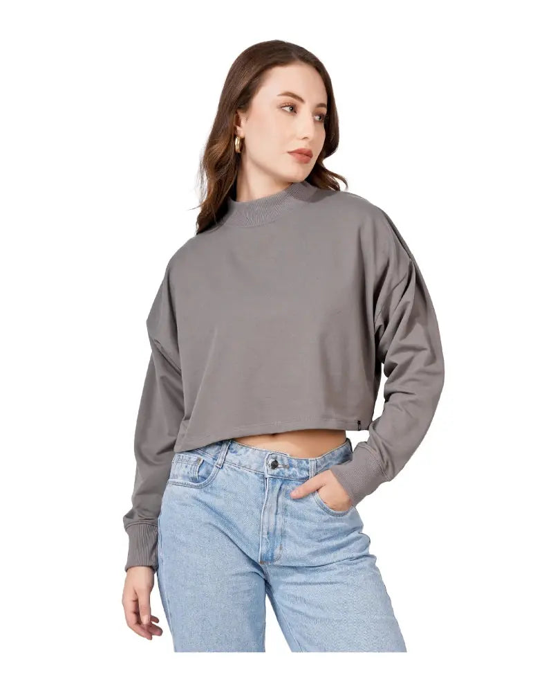 drop shoulder sweatshirt